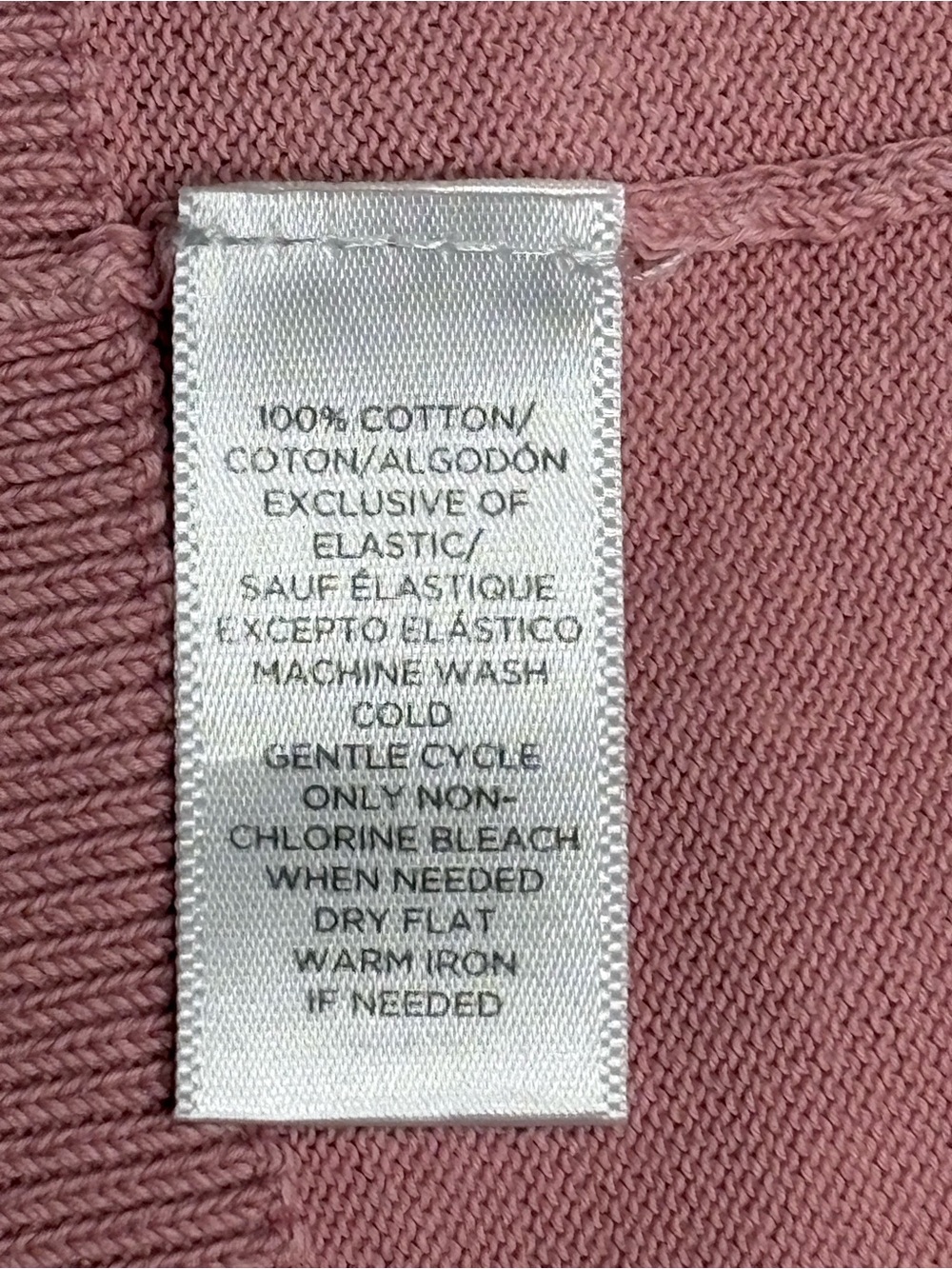 LOFT Light Pink Crewneck Button-Front Cardigan - Picture 8 of 11